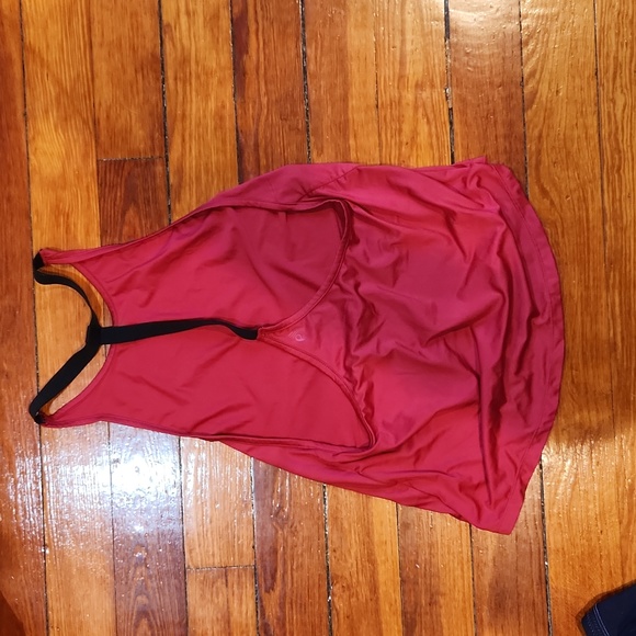 Ryderwear red t-back tank top - Picture 6 of 10